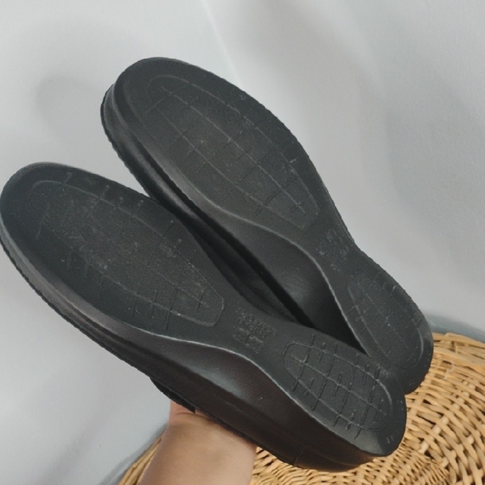 SAS Tripad Comfort Leathe Black Roamer Slip on Loafers Walking Shoes Size 9.5N - Picture 9 of 10